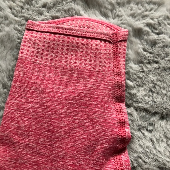 SOLD- Vital Rise Pink Marl Womens Seamless Legging - Picture 6 of 7